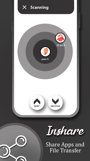 In Share Apps and File Transfer