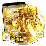 Cover Image of 下载 Golden Dragon Theme Launcher  APK