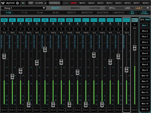 MyFOH Screen 3