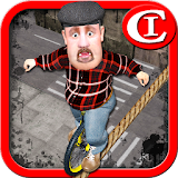 Tightrope Unicycle Master 3D icon