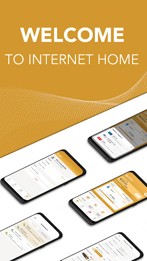 Android application INTERNET HOME ISP screenshort