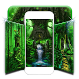 Shiny dream forest background icon