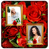 Red Rose Photo Collage Frames icon