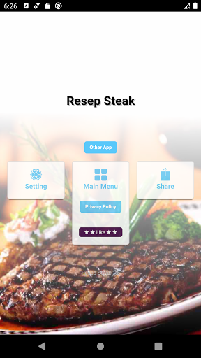 Android application Resep Membuat Aneka Steak screenshort