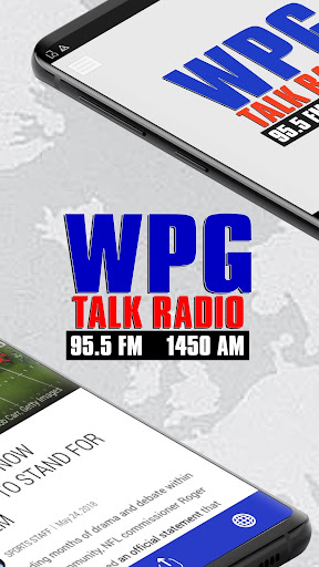 Screenshot of WPG Talk Radio 95.5 (WPGG)