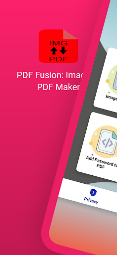 Android application PDF Fusion: Image to PDF Maker screenshort