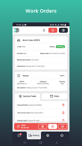 Technician Screen 3