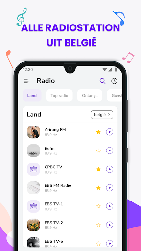 Android application Radio Belgium FM: FM Radio & O screenshort
