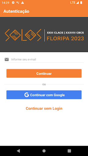 Android application Solos Floripa screenshort
