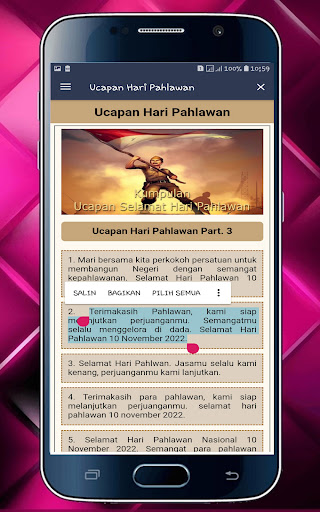 Ucapan Hari Pahlawan