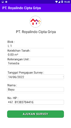 PT. Royalindo Cipta Griya Screen 3