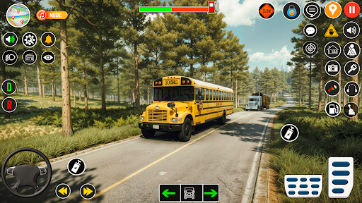 School Bus Driving Coach Games