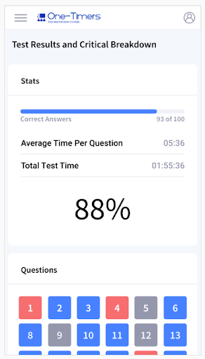 One-Timers Screen 2