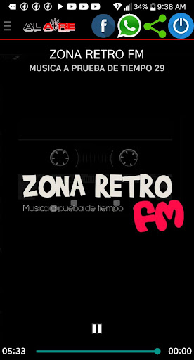 Android application Zona Retro FM screenshort