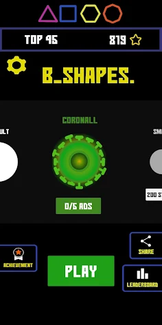 Break shapes - a ball game - Screenshot 1