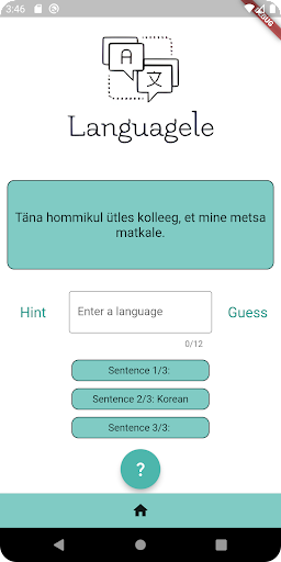 Languagele Screen 2