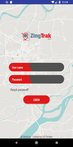 Android application ZingTrak screenshort