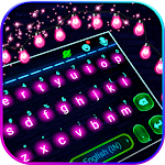 Cover Image of Download Blinking Neon Light Keyboard T  APK