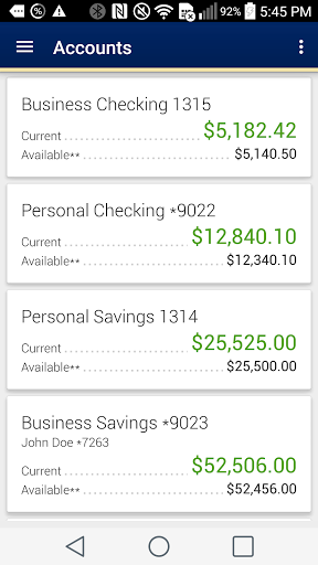 Android application Bank of Dudley screenshort