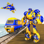 Euro Train Robot Transform: Train Games