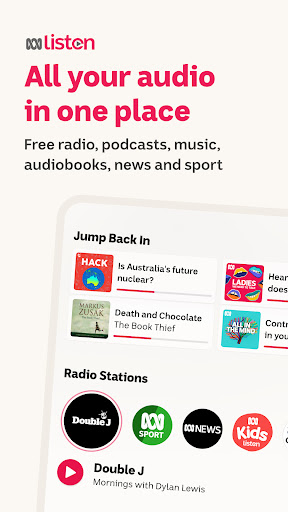 Android application ABC listen: Radio & Podcasts screenshort