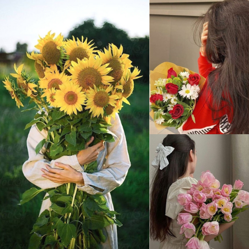 Girls With Flowers Dpz logo