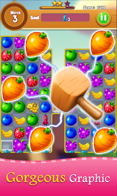 Fruit Candy Juice: Match3 Gameのおすすめ画像2