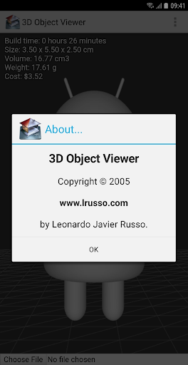 3D Object Viewer Screen 2