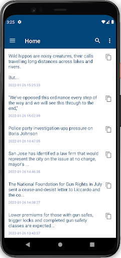Android application ClipUploader clipboard sharing screenshort