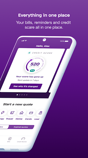MoneySuperMarket Screen 2