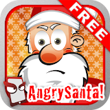 Angry Santa Free! icon