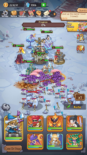 Screenshot of Magic Tower Rush: Idle TD