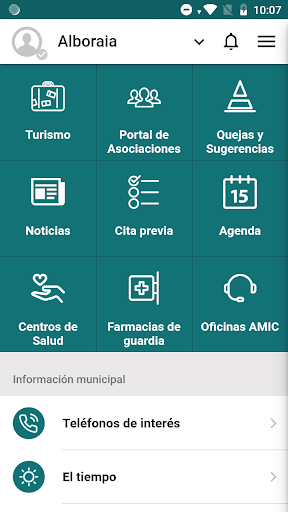 Android application Alboraia screenshort
