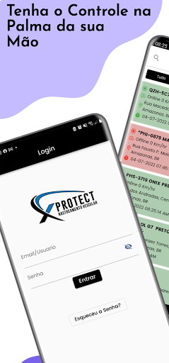 Android application Protect Rastreamento screenshort
