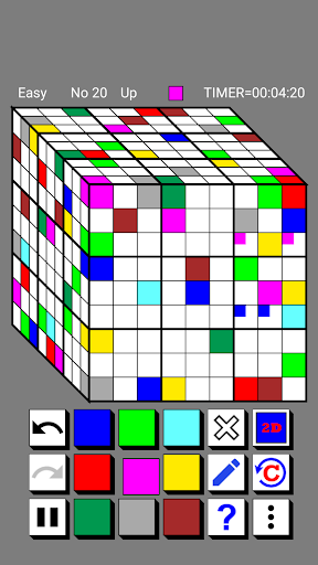 3D Color Place：3D Sudoku Screenshot