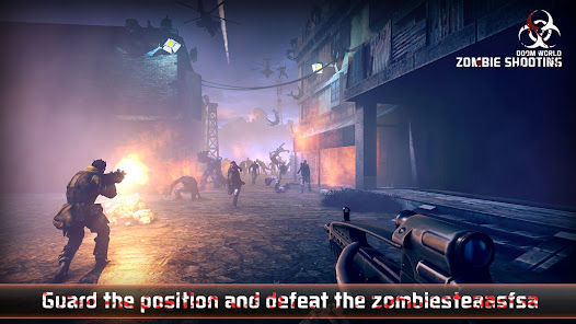 Zombie Defense Shooting: FPS Kill Shot hunting War screenshots 1