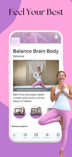 Android application Balance Brain Body screenshort