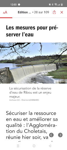 Le Courrier de lOuest Journal Screen 3