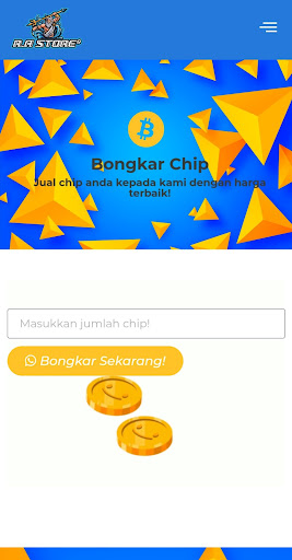 Android application RA Chip Store - JUAL BELI CHIP screenshort