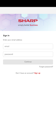 Sharp Smart Solutions Screen 2