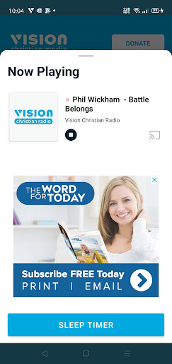 Vision Christian Media Screen 2