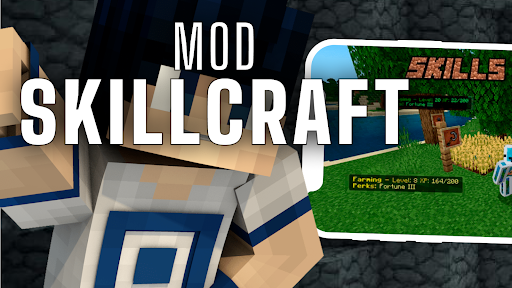 Android application Skillcraft mod skills mcpe screenshort