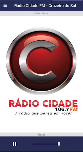 Android application Rádio Cidade - Cruzeiro do Sul screenshort