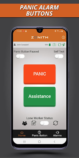 Android application ZONITH screenshort