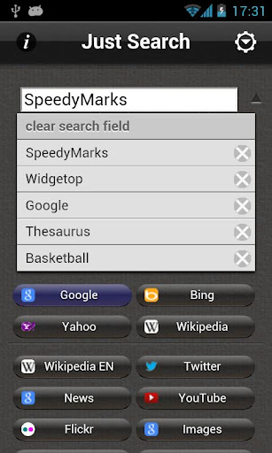 Just Search - Lite Screen 3