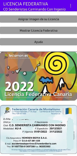 Android application Tu Licencia CDSCI screenshort