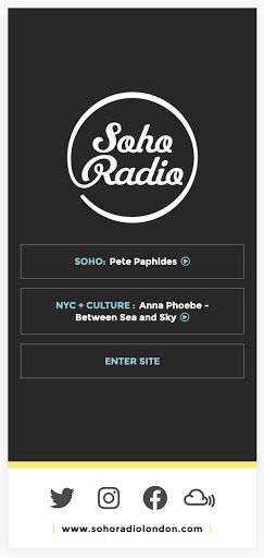 Android application Soho Radio screenshort