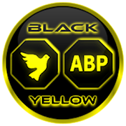 Flat Black and Yellow Icon Pack ✨Free✨