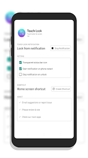 Touch Lock : Lock touch screen Screenshot