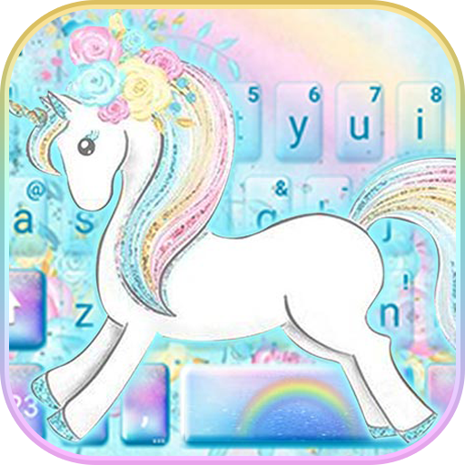 Rainbow Cute Unicorn Keyboard  1.0 Icon